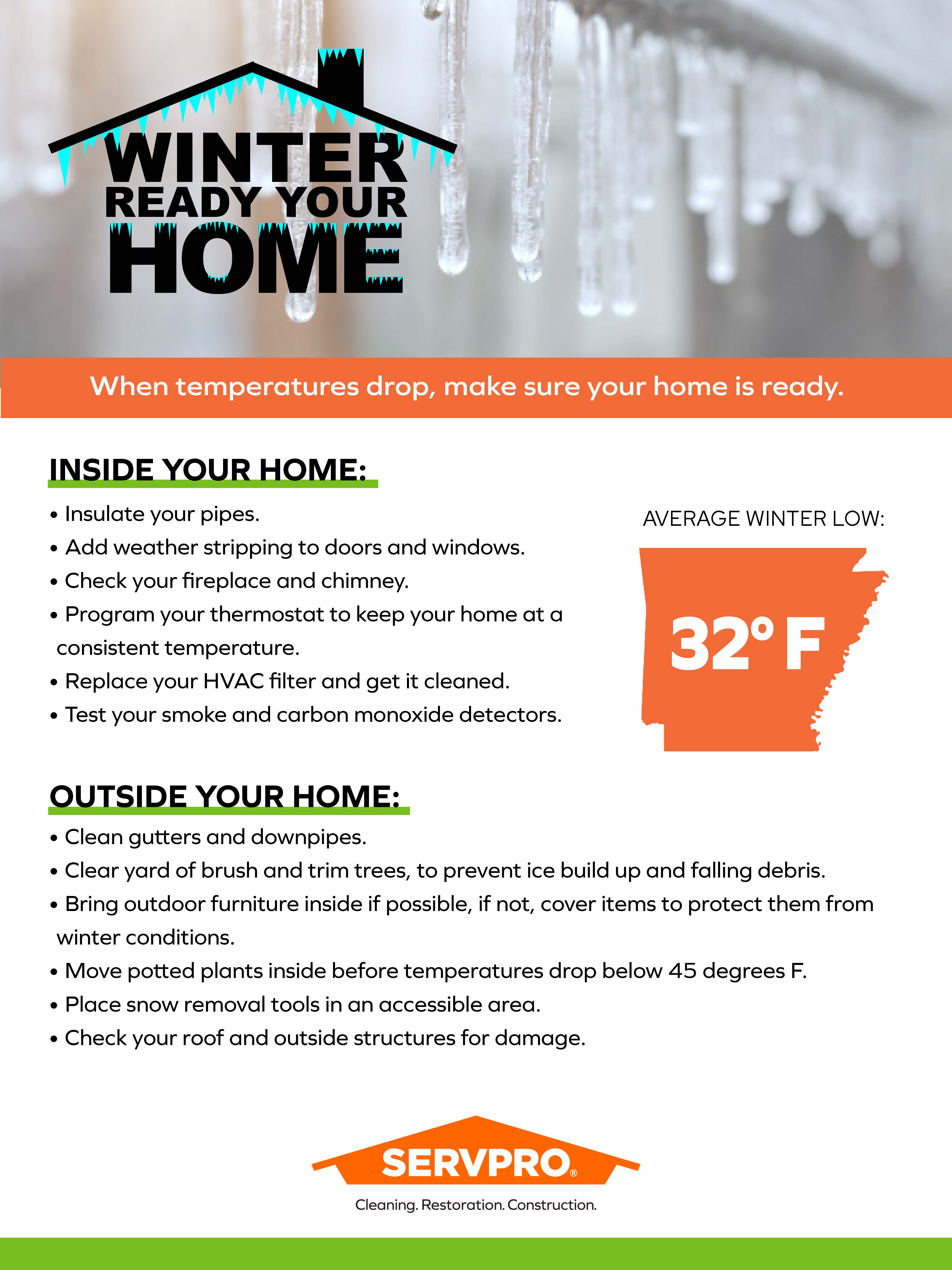Winter Ready Your Home - ServPro